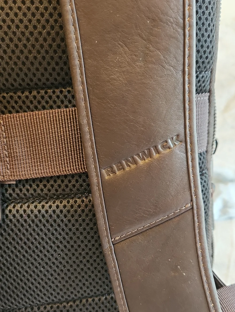Renwick Men's Leather Laptop Backpack in Dark Brown - Classic Everyday Carry